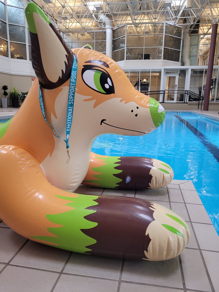 Here's an emotional support fops to help you float through the rest of your #SqueakySaturday! 🎈🦊