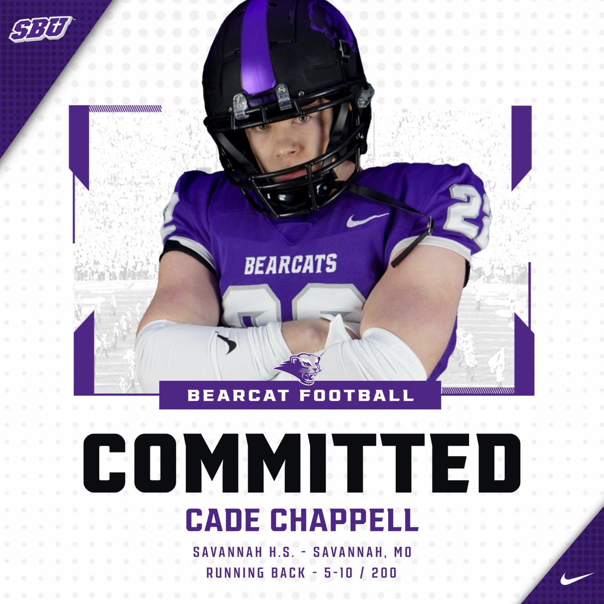 I am very blessed to say that I am taking my talents to @SBU_Football after a wonderful visit!! @CoachBodway @CoachHays_ @CoachCalebWiley @SavannahFB_