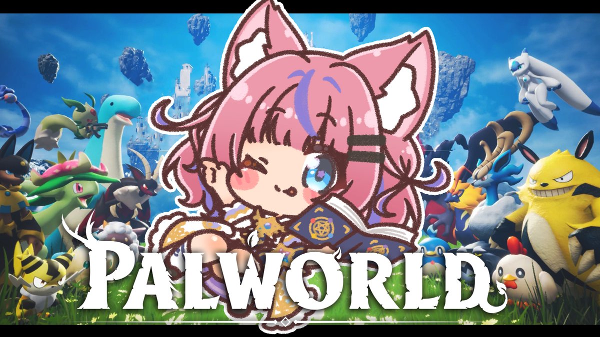 🍑1/21-17時 START🍑 🌟待機場所 【PALWORLD】かわいいパル乱獲計画【#胡桃澤もも】 youtube.com/live/lG57He9_H… 話題のPALWORLDプレイしてみる！！ かわいいパルがいっぱいいるみたいでたのしみ～✨ 乱獲しよう！！！ 配信タグ▶️#胡桃澤もも