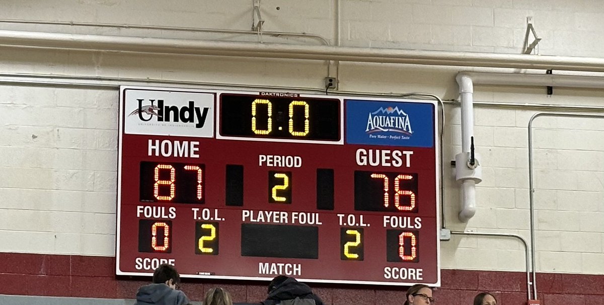 Congratulations to @UIndyMBB and @CoachCorsaro on an impressive win today. We packed the house and the house won! #UindyWow #winning #basketball