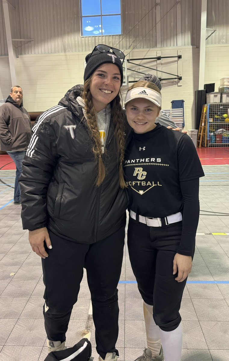 I had so much fun at the Troy softball camp today. It was very cold but I learned a lot and enjoyed working with the coaching staff! #GoTrojans #E3