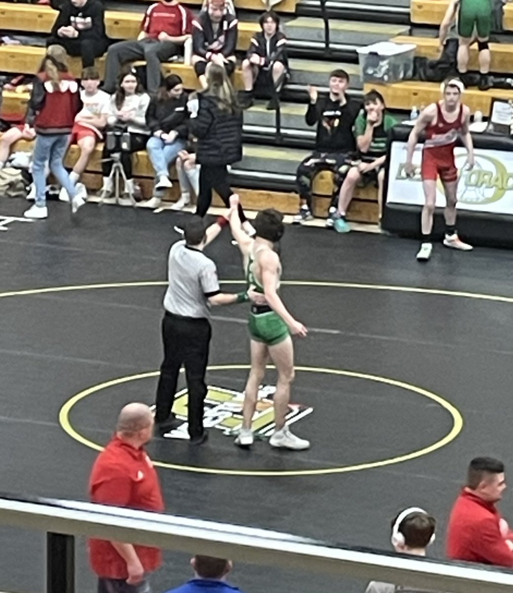 CC was 4th at Hoosier Heartland Conference 3 Runner-ups and  1 Champ
120-Levi Jacobs 2nd
126-Kaleb Jacobs 5th
138-Angel Aleman 2nd
144-Nate Byers CHAMP
150-Gavin Martinez 5th
157-Doug Newton 4th
175-Chad Keller 5th
190-Blaine Premeaux 3rd
215-Dwayne Harvey 2nd
285-Trey Belcher 6