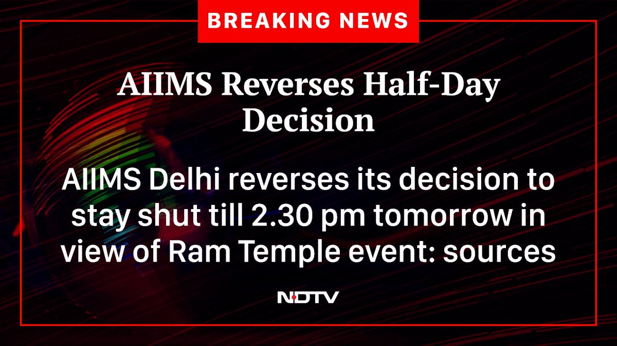 NDTV tweet media