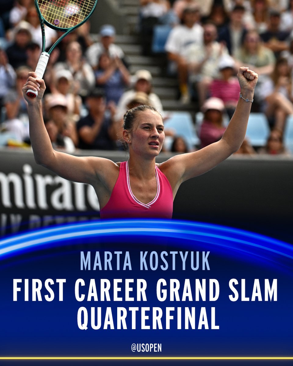 A career breakthrough for Marta Kostyuk!