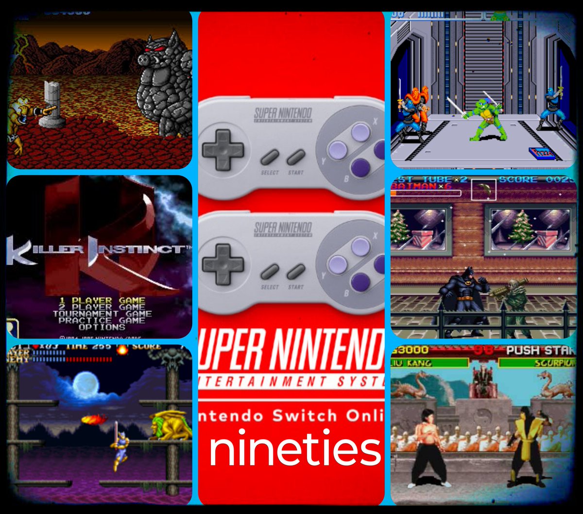 Another quick trip to #nineties #Gamers #Gaming #Classic #SuperNintendo #Games like #BattleToadsInBattleManiacs #TurtlesInTime #KillerInstinct #BatmanReturns #ActRiser #MortalKombat