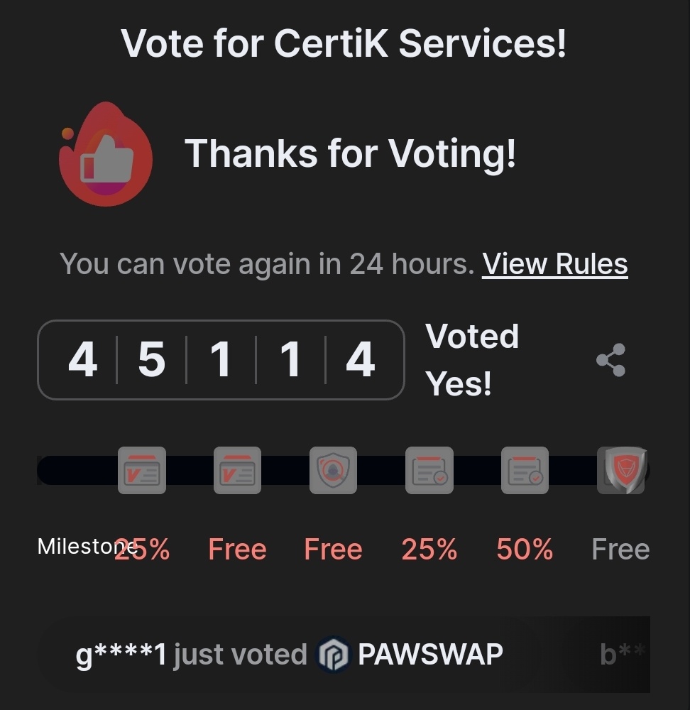 Whopper!! 🍔

$PAW 
@CertiK 
#DeFigem