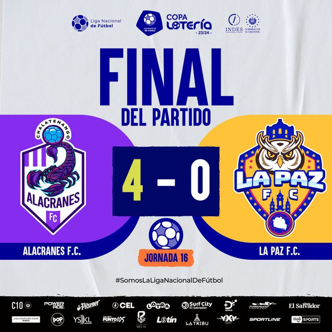 #DeDeportes I FINAL. <a href="/LaPazFCZ/">La Paz F.C</a>  volvió a sufrir otra paliza. Esta vez en su visita a <a href="/AlacranesF_C/">Alacranes FC</a>