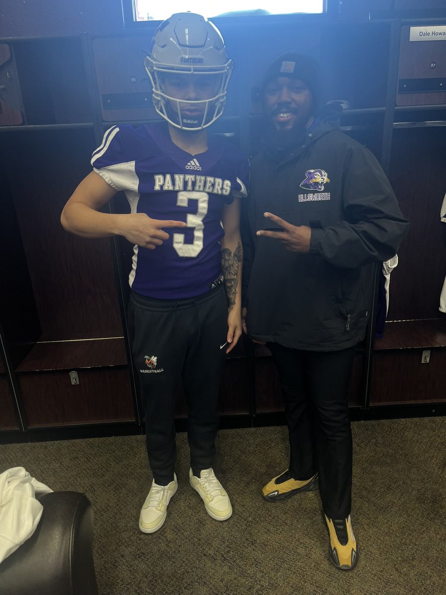Huge Thanks to @CoachEd__ECC for having me up on a visit! The vibes were great and campus was amazing ! shoutout to Coach Culjat for making me the player i am today ! 🧡🖤.   💜🖤