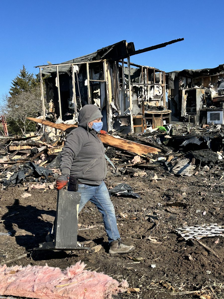 We thank God for the men's ministry of our church who came together to bless a family that sadly lost their home to a fire. We pray for the Lord to continue providing for them as they move into a new home.