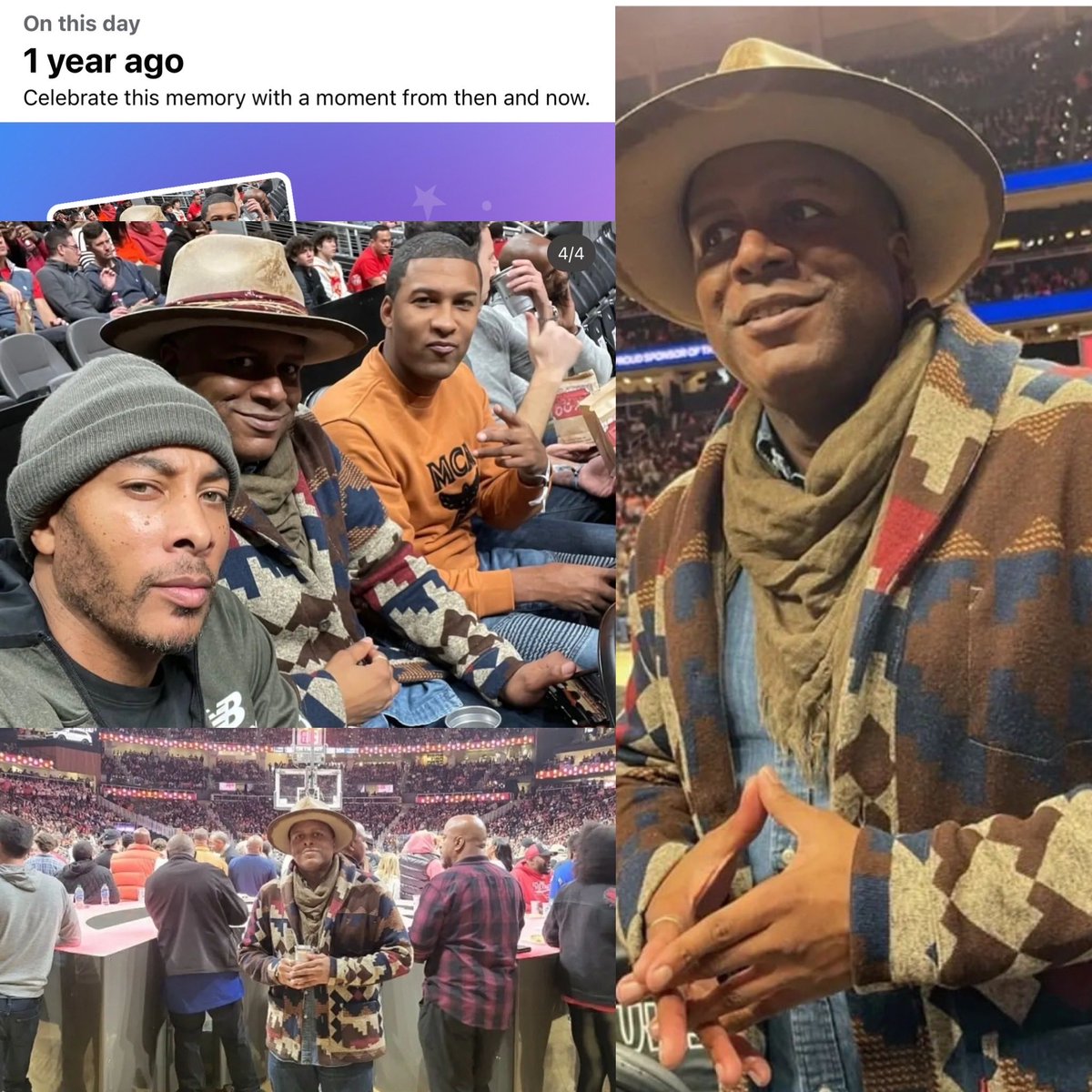 bmh1973's tweet photo. #Throwback On this day last year โฆ@ATLHawksโฉ game. #courtsidefun https://t.co/56bhSMqpDH