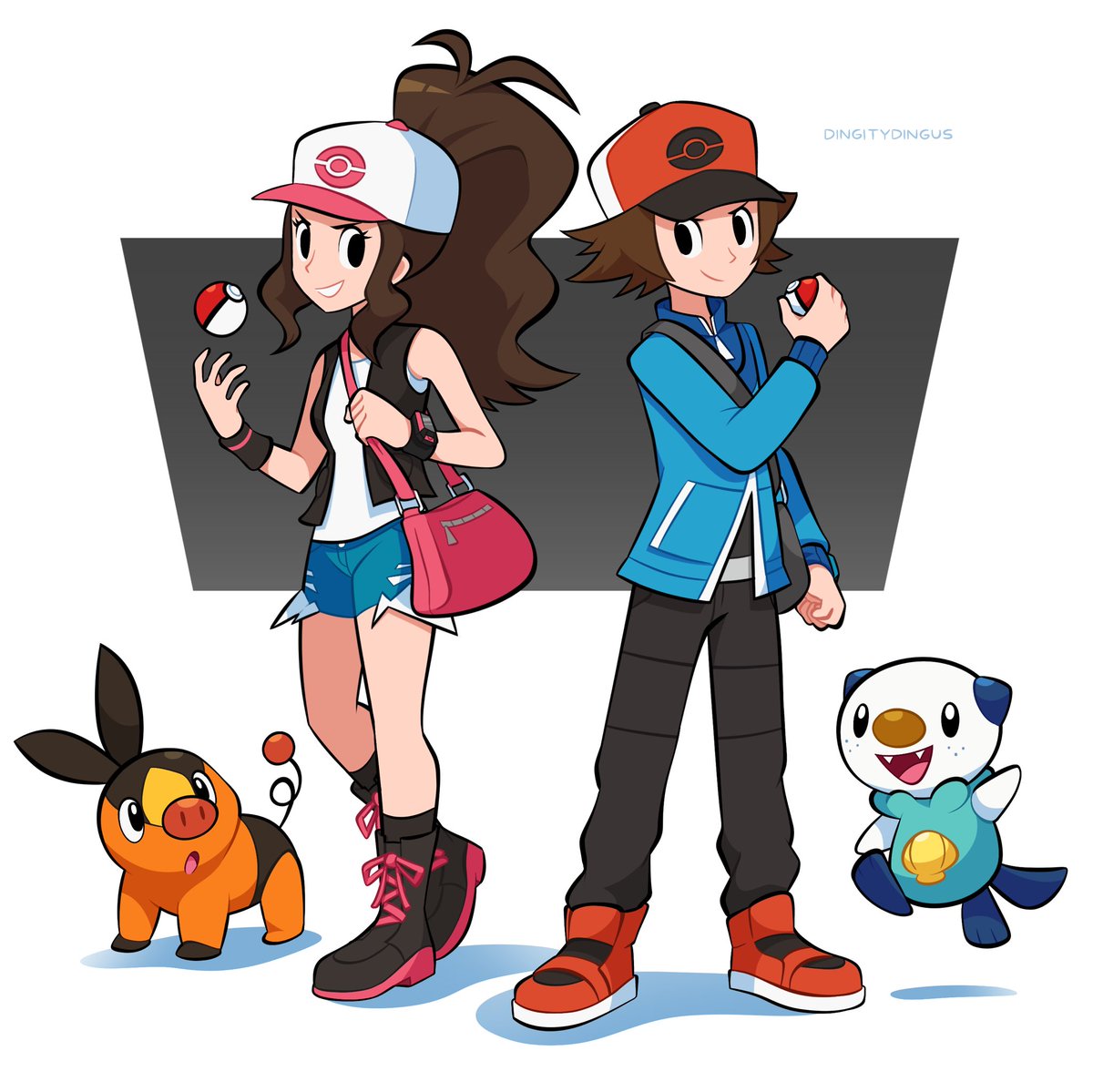 DingityDingus's tweet photo. Gen 5 gang ⚫️⚪️

#Pokemon #GameFreak #Fanart https://t.co/xsM021T31D