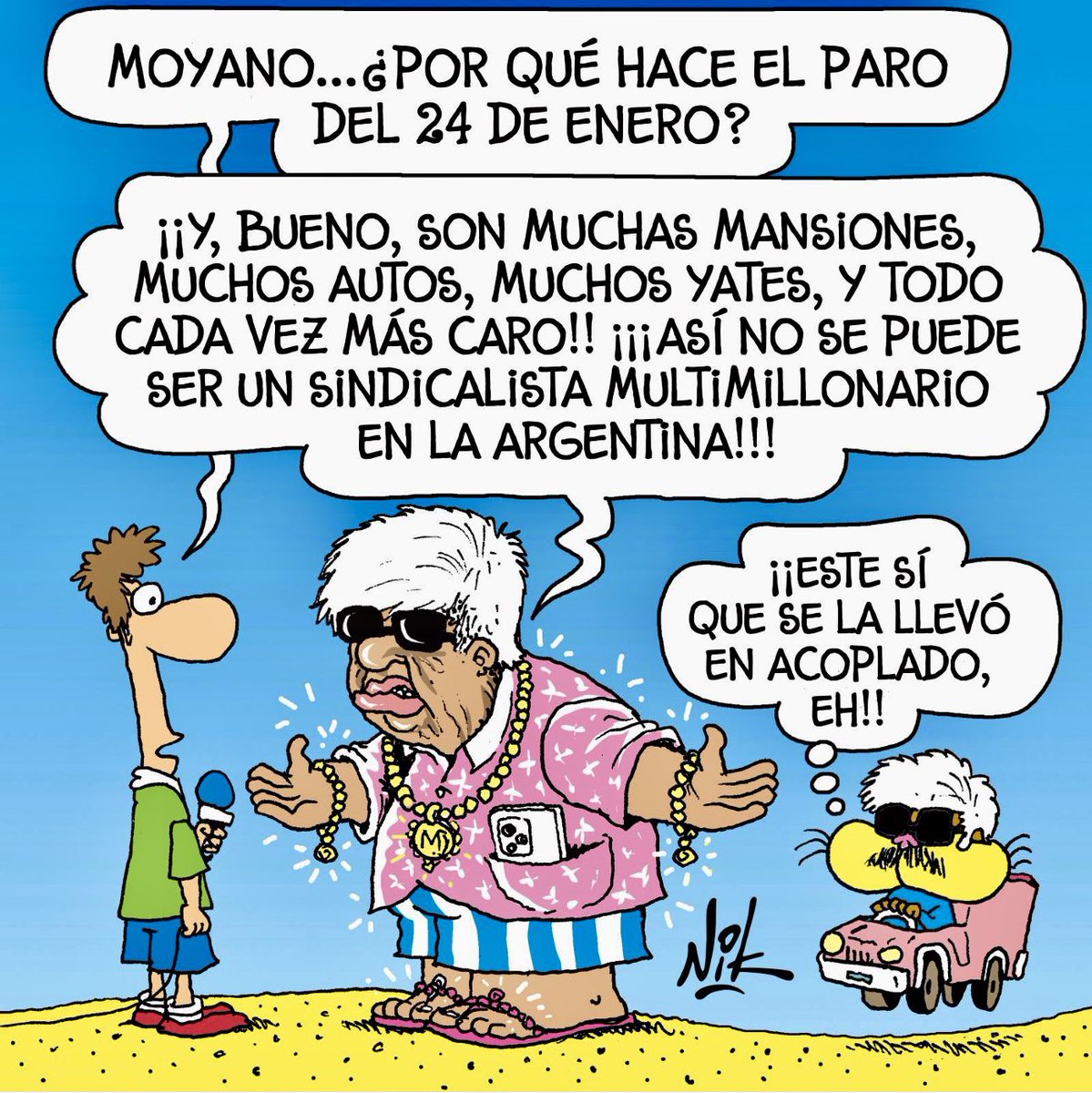 Nikgaturro's tweet photo. ¡¡Qué caro se está poniendo ser sindicalista en Argentina!! Pobre Moyano !!!!!!! 🛳️🚁✈️🏝️🌇💵💰 https://t.co/I7LgYS4KxQ