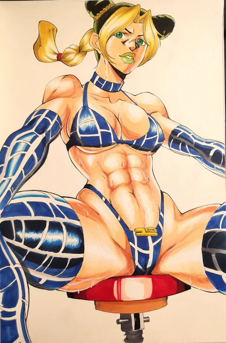 Years ago I made a bunch of Jolyne outfits  Would be cool to see it as a cosplay once, I still like them