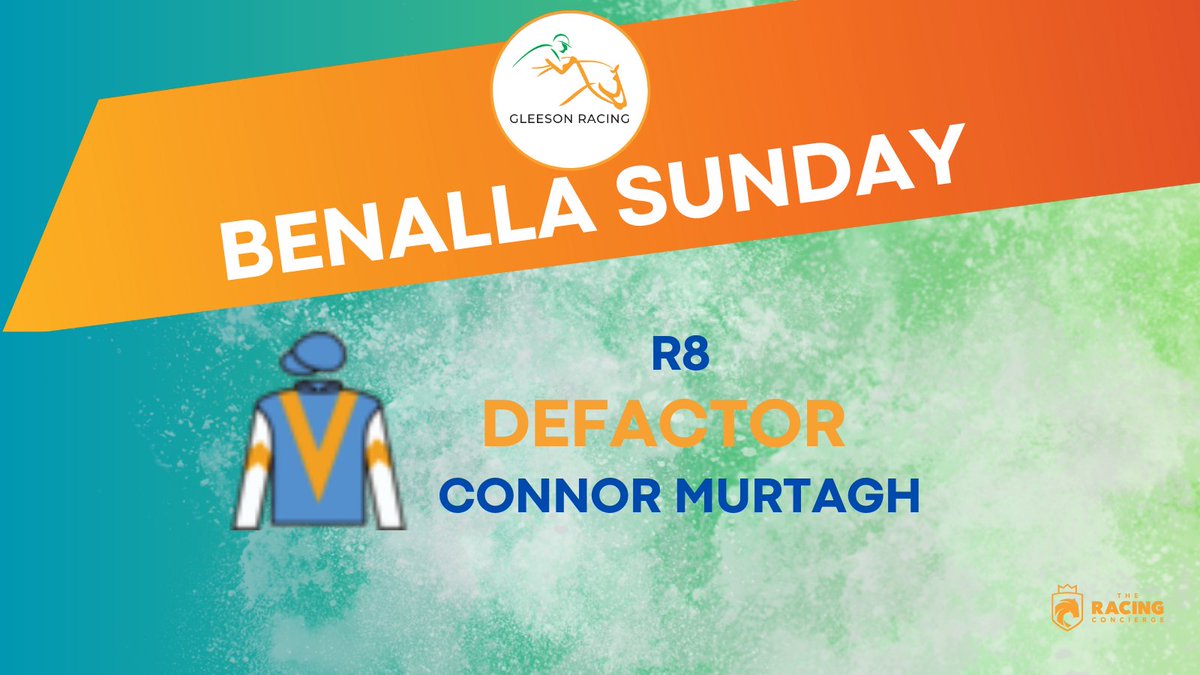 Jessica Gleeson Racing (@racing_gleeson) on Twitter photo We saddle up DEFACTOR at <a href="/Benallaraceclub/">Benalla Racing Club</a>
this afternoon
The gelding has a good record of 2⃣ wins and 5⃣ placings from 14 starts with the stable
Although drawn out he gets a good rated track and a distance he relishes this afternoon with <a href="/murtagh_connor/">Connor Murtagh</a> in the saddle We saddle up DEFACTOR at <a href="/Benallaraceclub/">Benalla Racing Club</a>
this afternoon
The gelding has a good record of 2⃣ wins and 5⃣ placings from 14 starts with the stable
Although drawn out he gets a good rated track and a distance he relishes this afternoon with <a href="/murtagh_connor/">Connor Murtagh</a> in the saddle