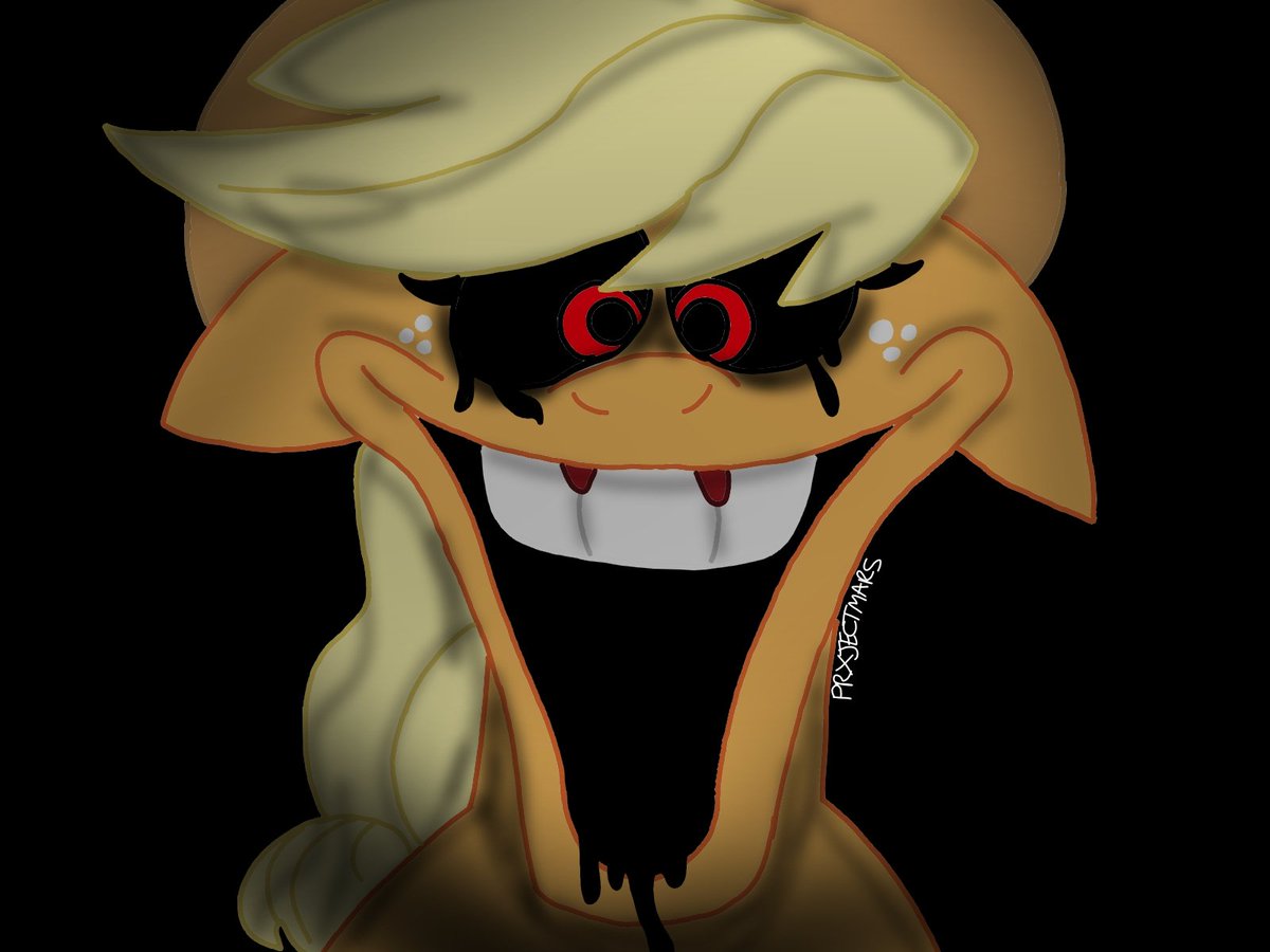 C.W. Body horror.

Drawing AppleJack from FNF Darkness Is Magic Mod. Her level is themed after The Apple Sleep Experiment. One of my favorite GrimDark fanfics. I suggest you read the fic and play the FNF Mod.

#AppleJack #Horror #MLP #MLPFiM #MLPFanArt #MyArt