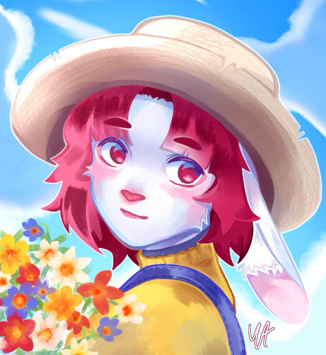 yanibrx's tweet photo. ☀️🐰💐👒 https://t.co/LS35ctRTyS