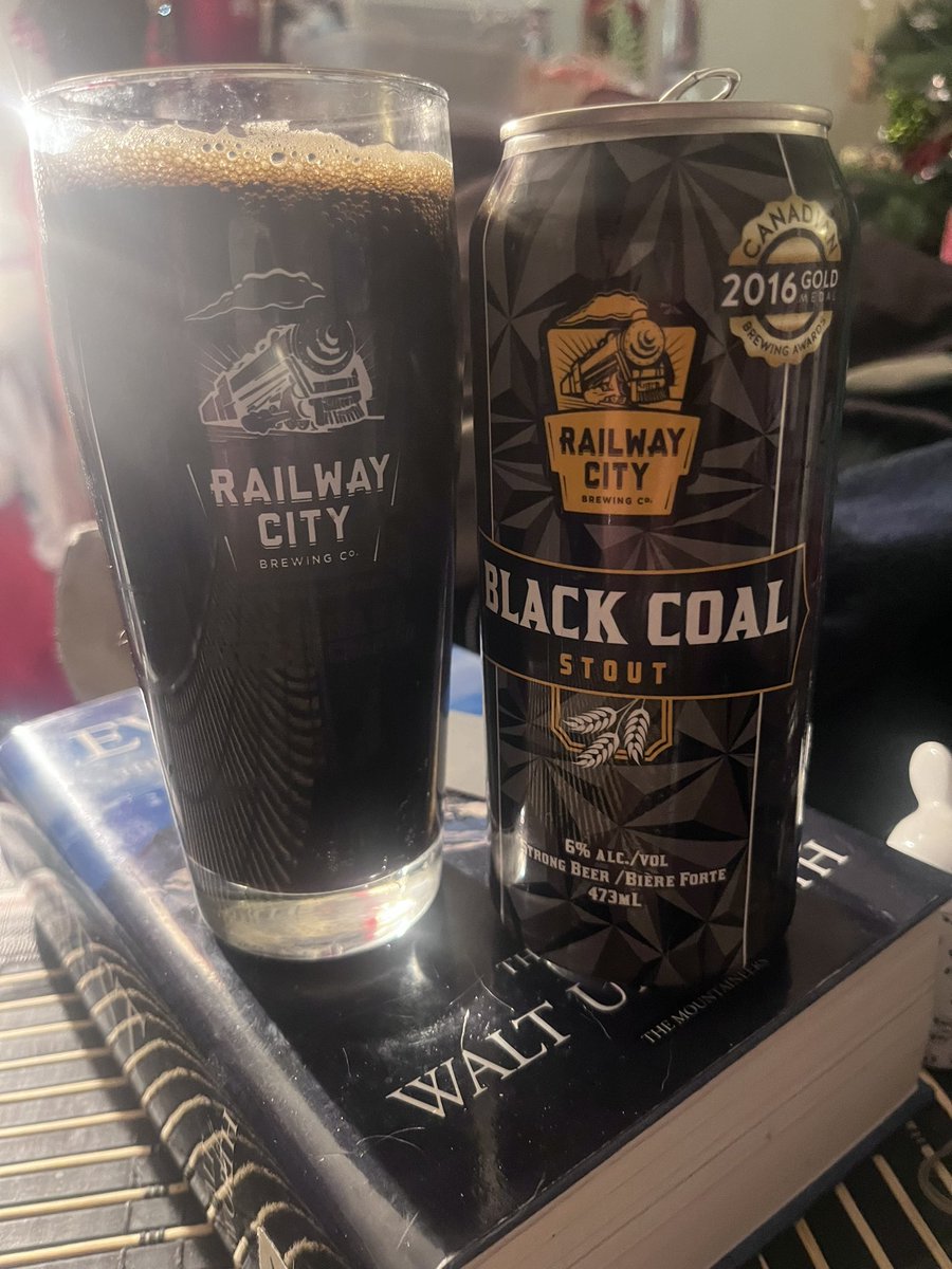 Back to #Stouterday after a nap and groceries. @RailwayCity Black Coal Stout