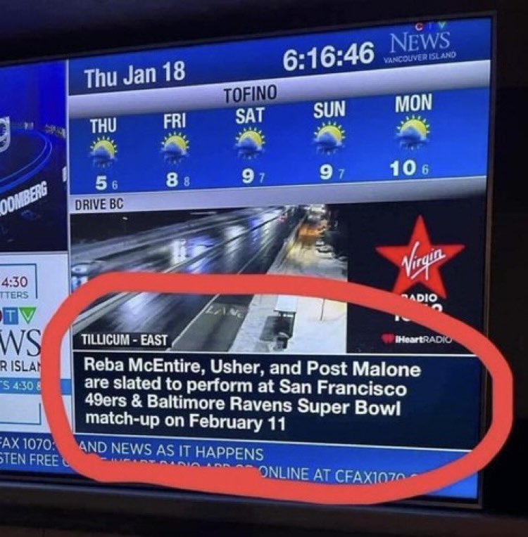 MLFootball's tweet photo. BREAKING: The #Ravens will play the #49ers in the SUPER BOWL, per the script that news stations received. 

😳😳😳

(Via @Noke_57) https://t.co/KDZQP8T6Ej