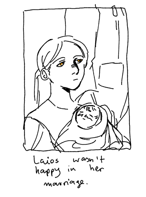 The emancipation of Laios Touden and her daughter ( fem laios ) 

1/2 