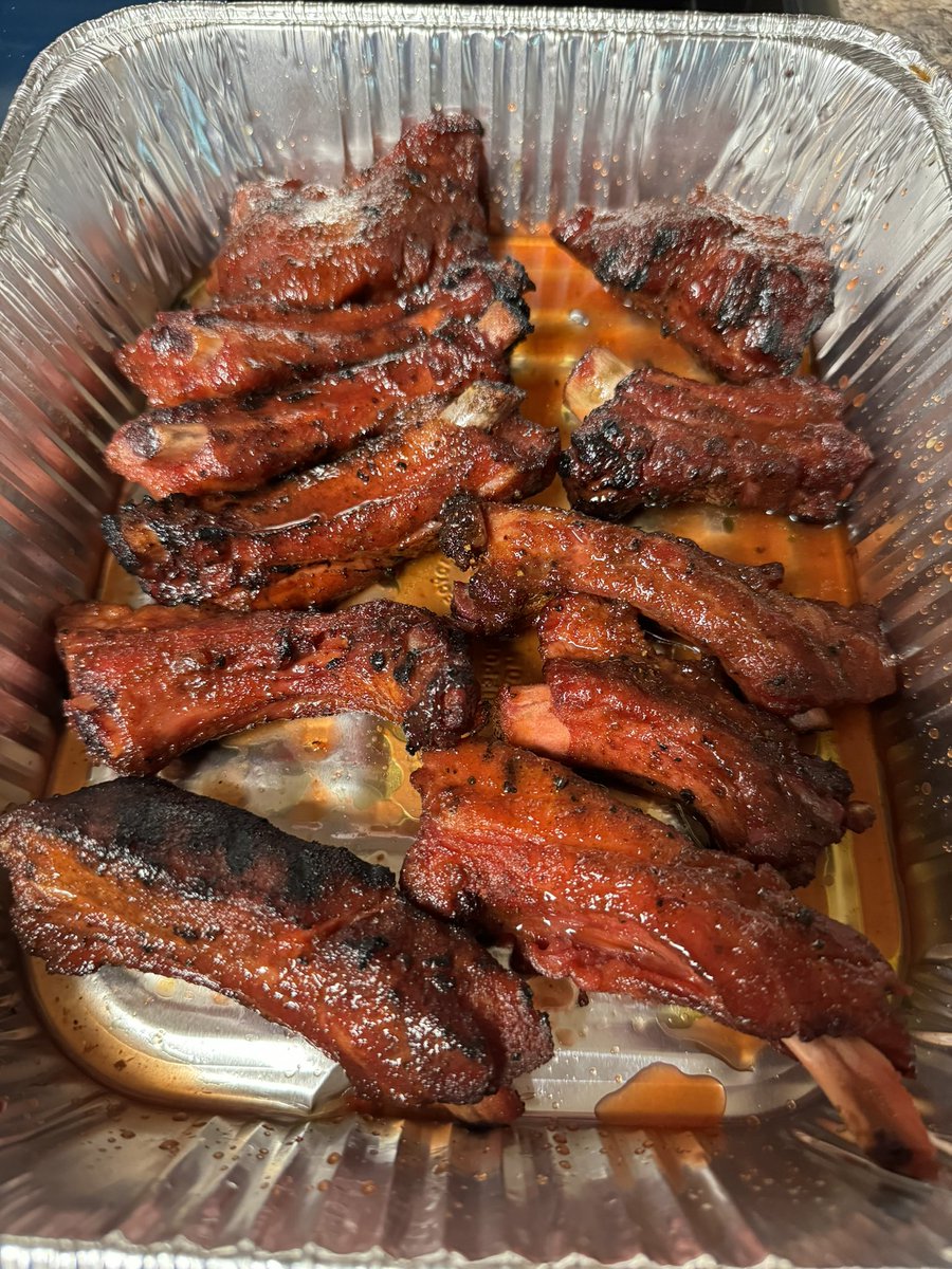 Big Red ribs #TexasBBQ #BigRed #smokedmeats