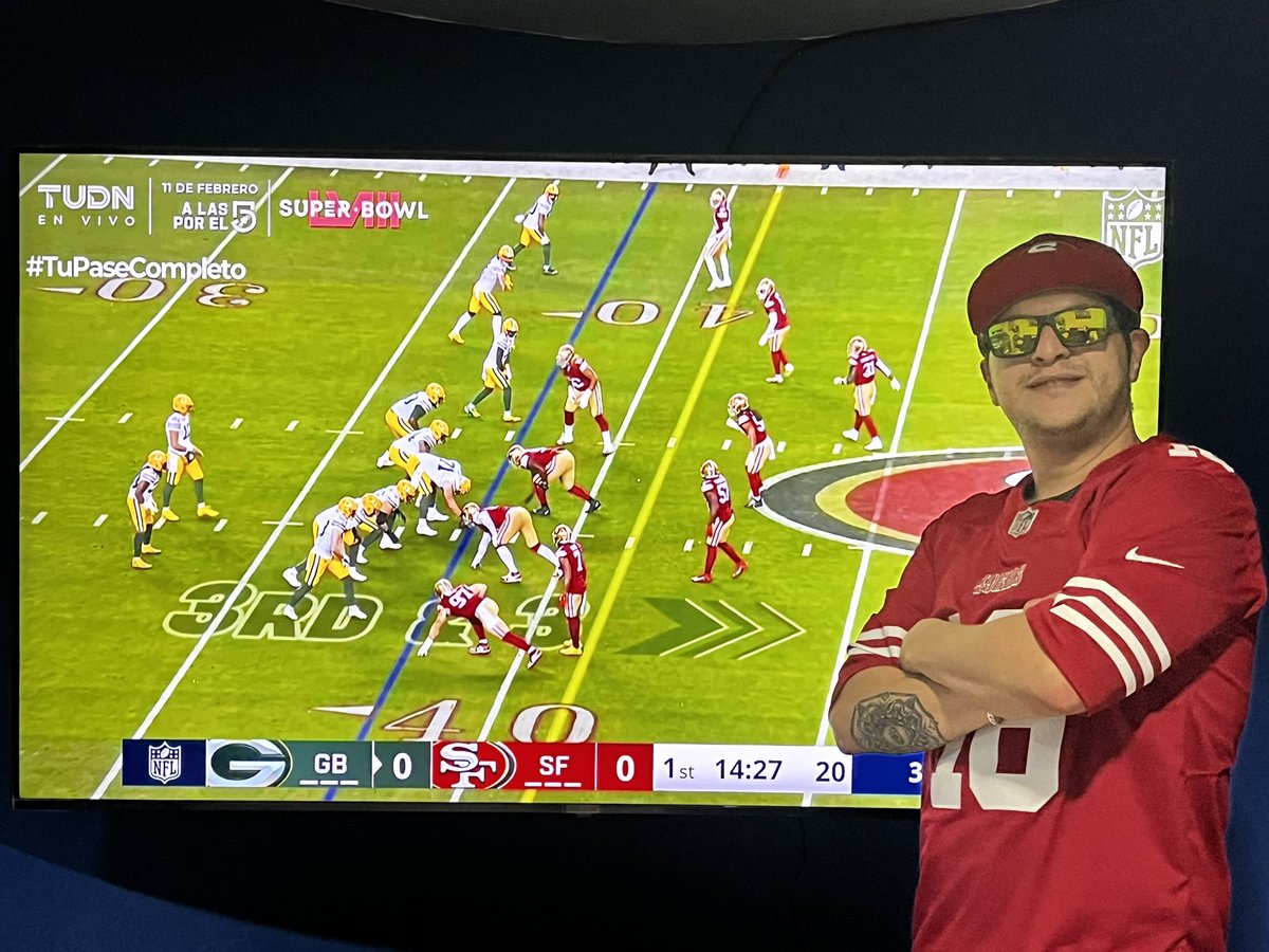 sandrax120's tweet photo. @Zona_TUDN #TuPaseCompleto #49ers #SBLVIII #SBEnTelevisa https://t.co/XR64aVm7Gq