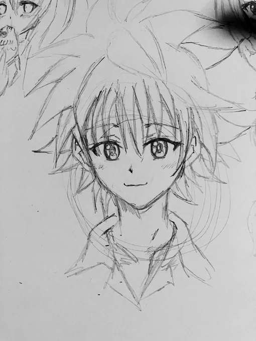 ラクガキ✏️
あまり描かないタッチなので苦手ですね💦#ラクガキ 