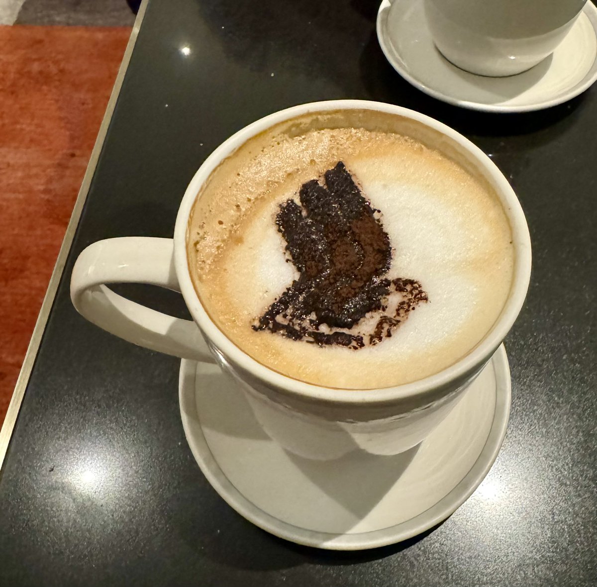 OntheRoadAJ's tweet photo. Something for everyone, #SilverKris style! 😅
My choice of drink was of course the #coffee! ☕️
#travel #AvGeek https://t.co/nrOjsu00Lu
