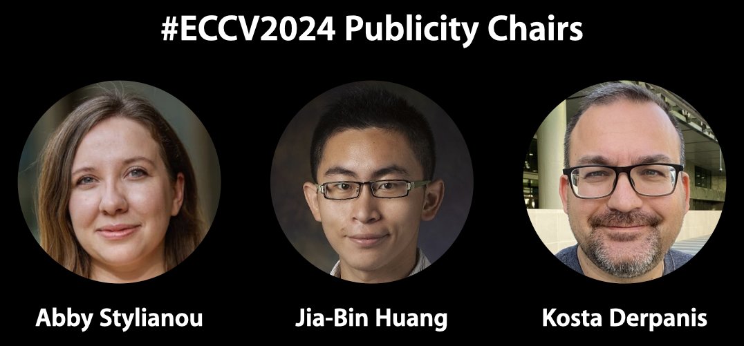 We’re baaack! Missed us? Have a question or concern about #ECCV2024 Milan 🇮🇹?  Tag us with @ECCVConf Also check out our all 🆕 webpage eccv2024.ecva.net The X account is hosted by your Publicity Chairs @abby621 @jbhuang0604 @CSProfKGD