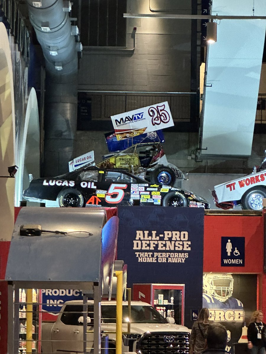 Happy to see Bobby Gerhart represented at Lucas Oil Stadium.