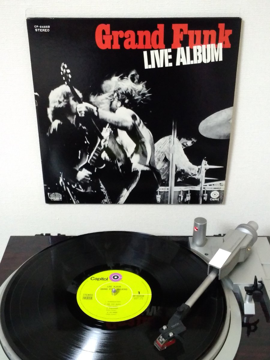 Grand funk Railroad - Live Album (1970) 
#nowspinning #NowPlaying️ #アナログレコード
#vinylrecords #vinylcommunity #vinylcollection 
#classicrock #hardrock 
#grandfunkrailroad