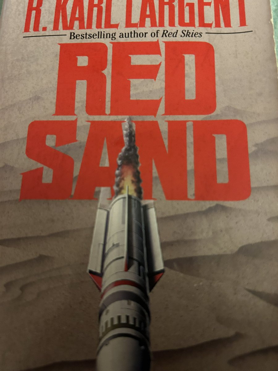 I just finished R. Karl Largent’s “Red Sand.” What an entertaining book! #books #militarythrillers