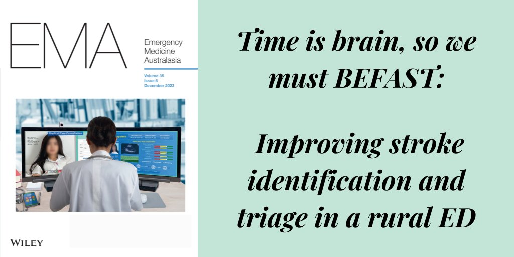 EMA Journal (@emajournal) on Twitter photo BEFAST stroke screening tool to improve timely stroke detection
doi.org/10.1111/1742-6…
<a href="/KimberleyD_PhD/">Dr Kimberley Davis</a> @IllaShoalHealth
<a href="/WileyHealth/">Wiley Clinical Health</a> <a href="/acemonline/">ACEM</a> BEFAST stroke screening tool to improve timely stroke detection
doi.org/10.1111/1742-6…
<a href="/KimberleyD_PhD/">Dr Kimberley Davis</a> @IllaShoalHealth
<a href="/WileyHealth/">Wiley Clinical Health</a> <a href="/acemonline/">ACEM</a>