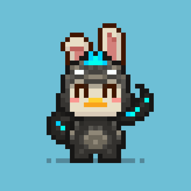 DuckzzyOG's tweet photo. Testing back traits.. bring us to 2.5k🐰🔥 @KillBunsNFT @BUNBUN_Project 👀 https://t.co/n4FqKa8hDU