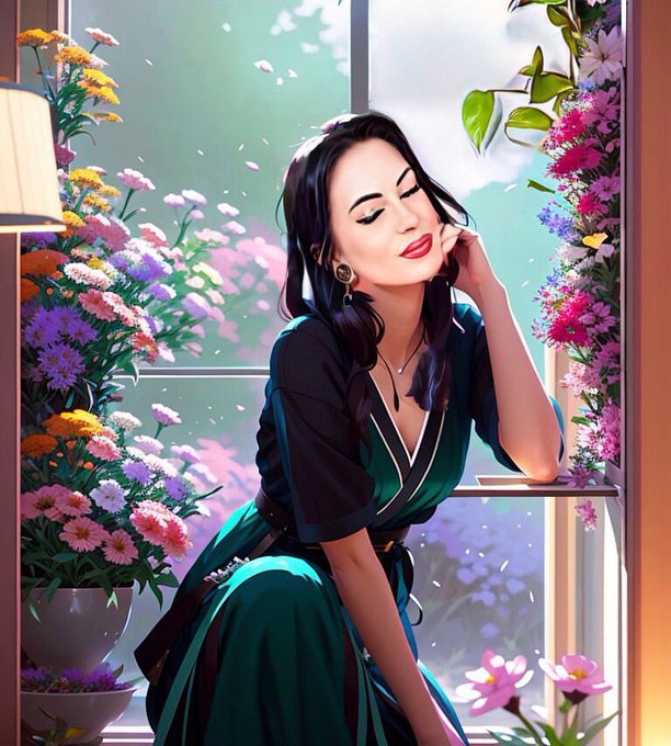 Fan art from Instagram. I wish I had this dress. 😂 https://t.co/msmJbUYIYH