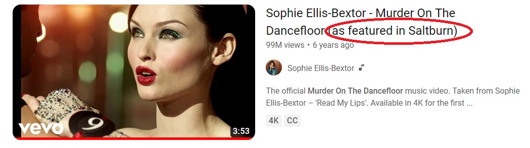 omg <a href="/SophieEB/">Sophie Ellis-Bextor</a> 's team is shameless 😂 #Saltburn