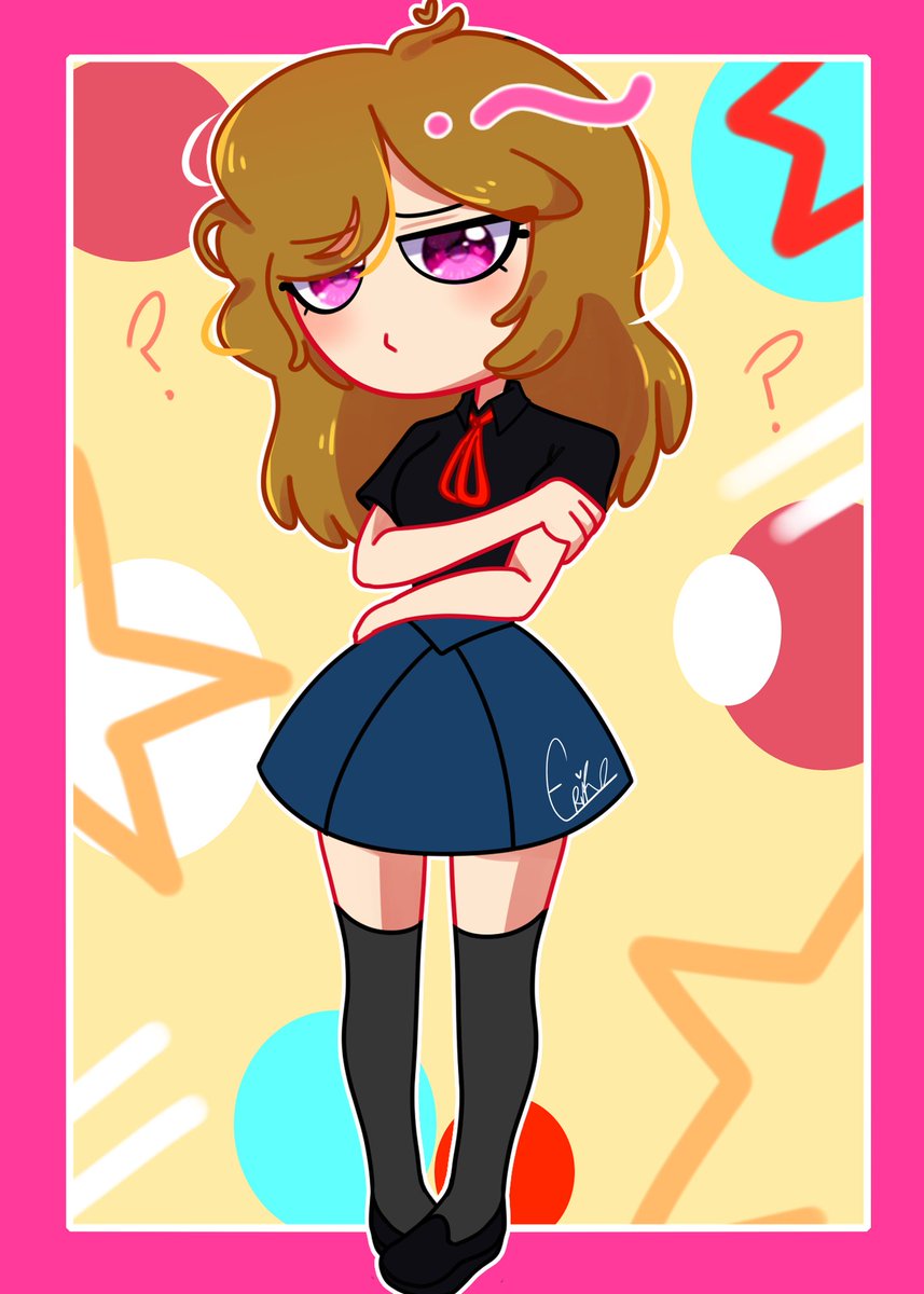 La Sombra de ann chica pero con color 😾✨#FNAFHS #FHS #art