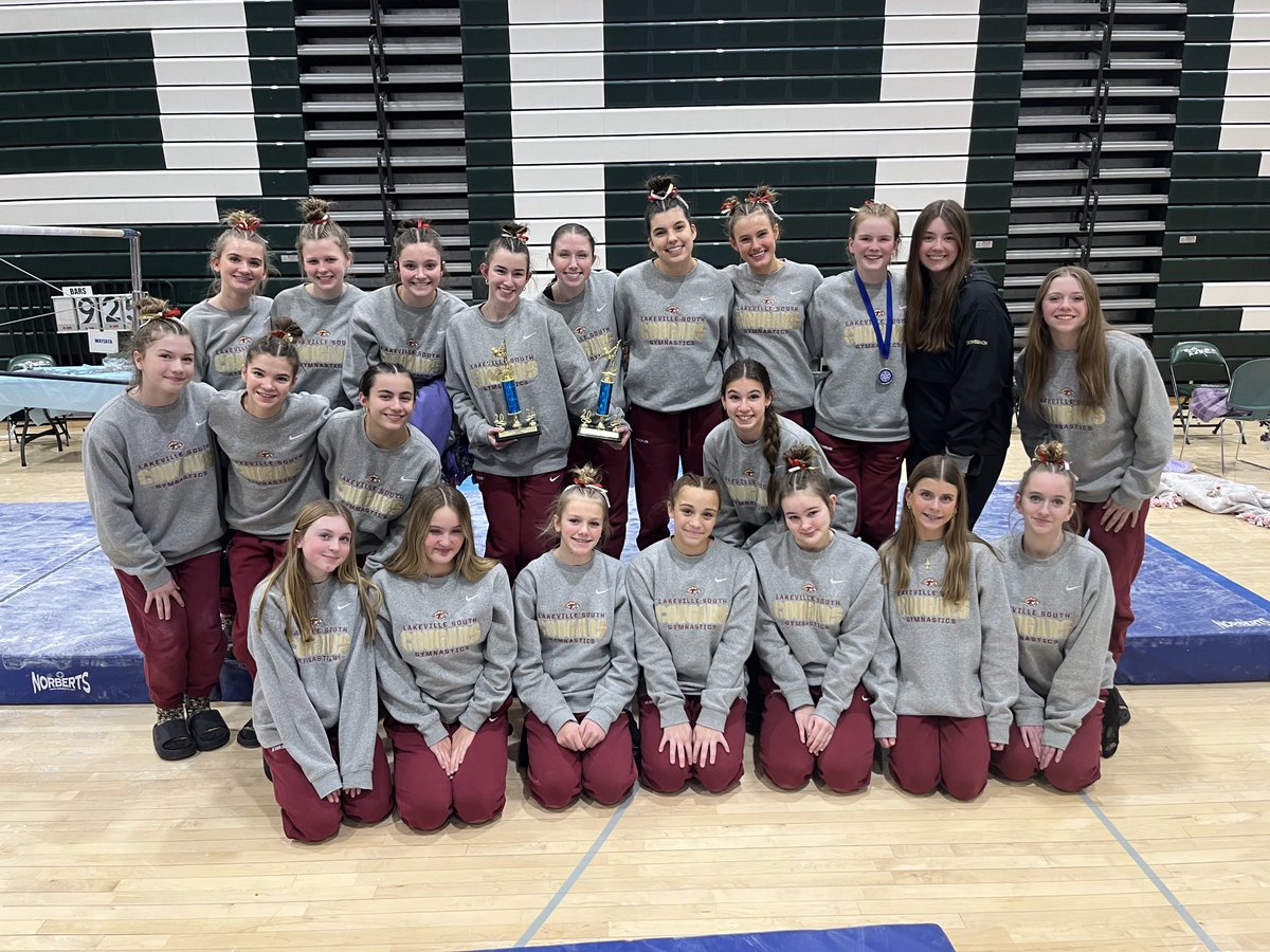 Congrats to our South Gymnastics! They swept the JV and Varsity “Below Zero” Invite today! 1st place by both teams!