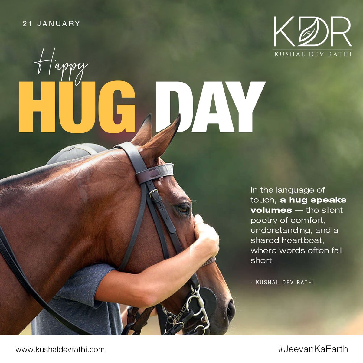 kushal11kdr's tweet image. Hugs are like therapy for the soul. Sending you a therapeutic dose of  love and warmth on this Hug Day. Take it in and feel the difference!
@kushal11kdr 
@ForrestWonderer 
@AnimalLoversPet 

#HappyHugDay  #naturaltherapy #ConnectWithSOUL #spreadloveandkindness #NationalHugDay