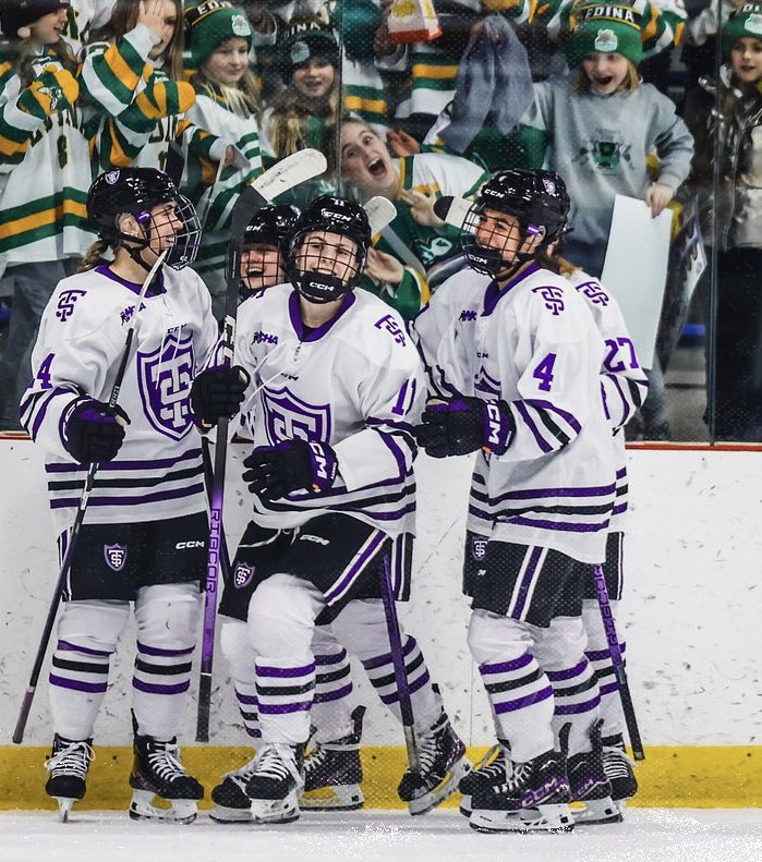 NCAA Ice Hockey (@ncaaicehockey) on Twitter photo TERRIFIC TOMMIES 🟪🟪
St. Thomas defeats No. 9 St. Cloud, 5-1!
#NCAAHockey x 📸 <a href="/TommieWHockey/">St. Thomas Women's Hockey</a> TERRIFIC TOMMIES 🟪🟪
St. Thomas defeats No. 9 St. Cloud, 5-1!
#NCAAHockey x 📸 <a href="/TommieWHockey/">St. Thomas Women's Hockey</a>