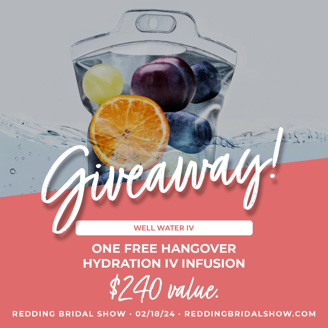 Get all the info on our next show!!!
➡ Details on $8,000+ in Prizes
➡ Pre-Registration &amp; Giveaways!
➡ Online Tickets &amp; More!
reddingbridalshow.com/next-show/