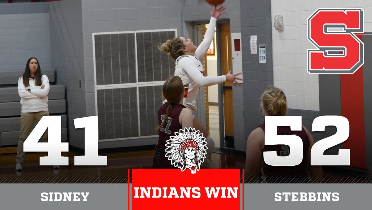 Indians (10-5) beat Valley Division leaders Sidney (13-4) to move to within a game of the top spot. Great job!