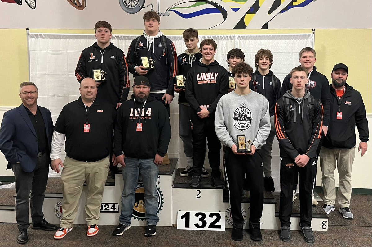 Congratulations to our entire wrestling program on a great weekend at the Ron Mauck OVAC Wrestling Tournament. Your Cadets had 5 wrestlers place tonight: L. Troullos, B. Cottrill, Taylor, Kernik and Palian.  Linsly finished 3rd Place overall and won the Sportsmanship Award!