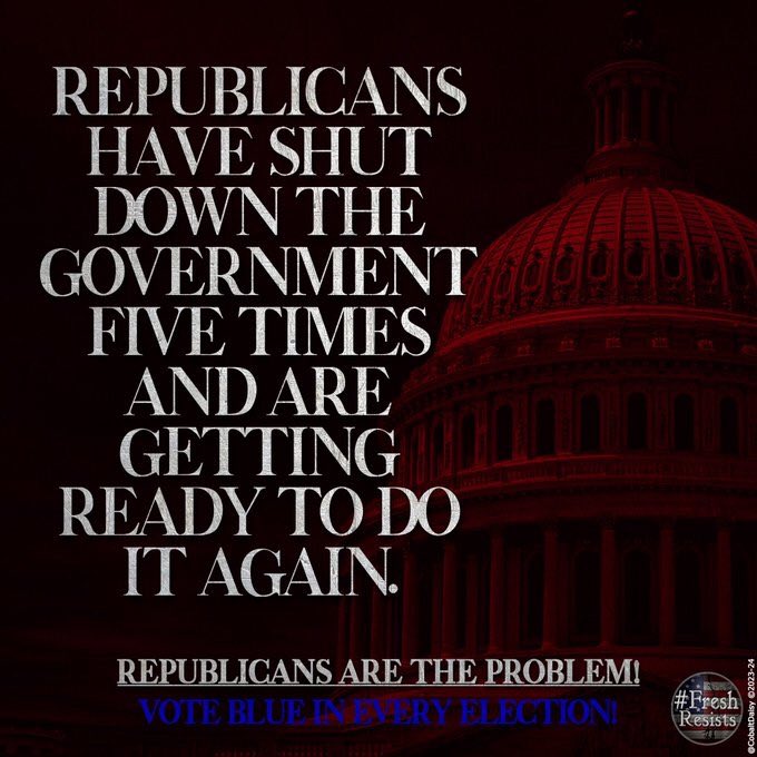 proud2bLib's tweet image. That’s all the #GOPClowns do, play political games by using threats, like government shutdowns, to get what they want or to try to make Biden &amp;amp; Democrats look bad when they falsely blame them for all the crap they keep pulling. 
#DoNothingRepublicans