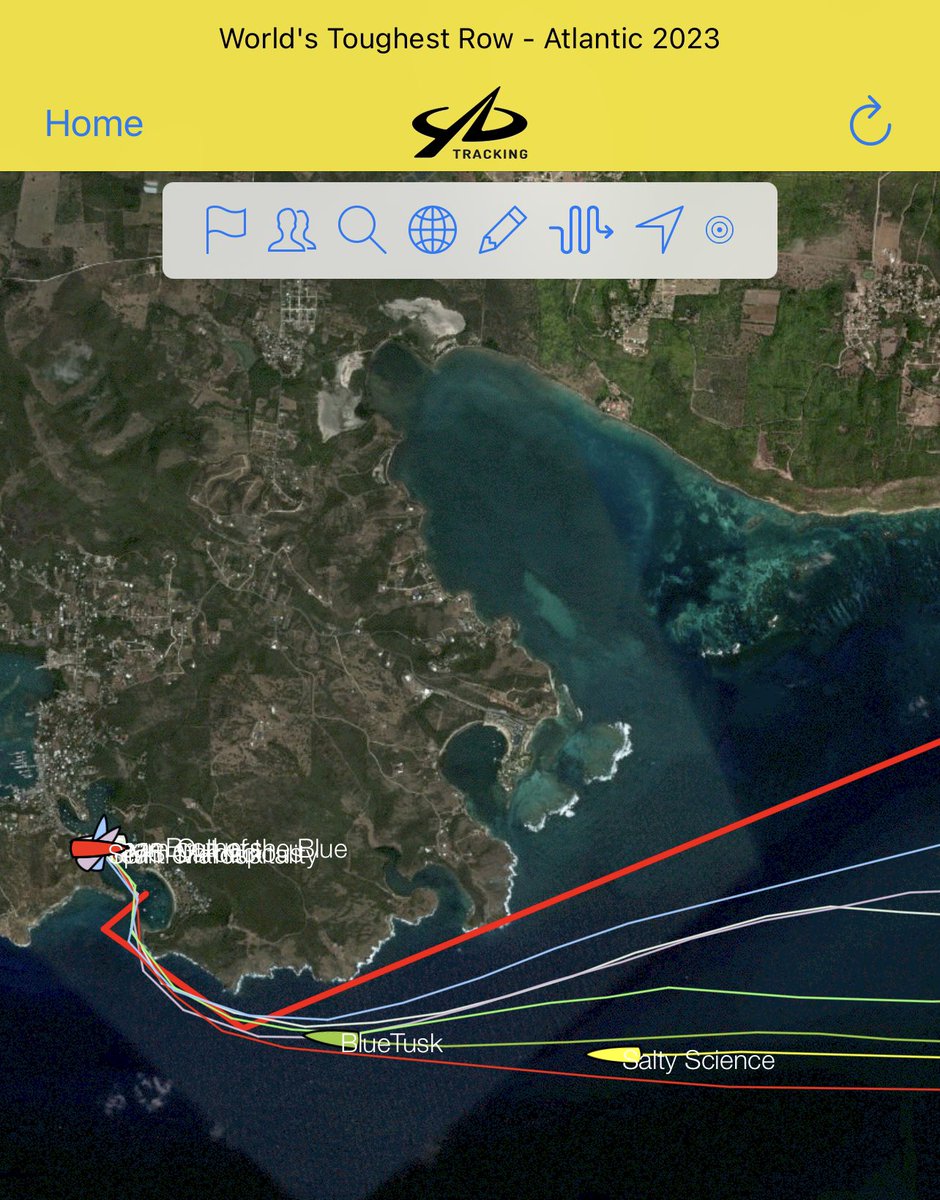 Two nautical miles until @Row4SaltySci are home! saltyscience.org/donate/