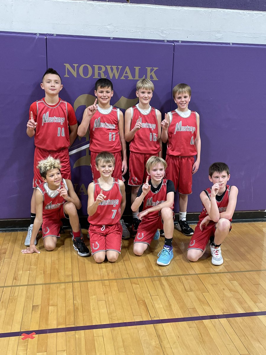 Tourney wins for 7th and 4th graders today in Norwalk.