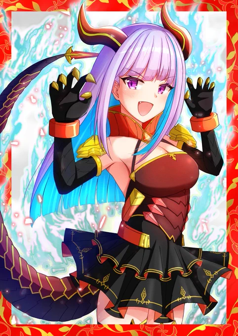 2024年描き初め!ドラゴンリゼ様今年もよろしくお願いします#ヘル絵スタ 
