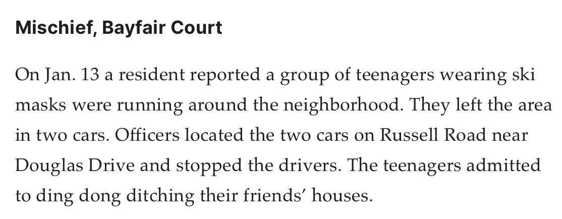 This week in Bayberry . . .