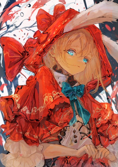 「bangs red capelet」 illustration images(Latest)