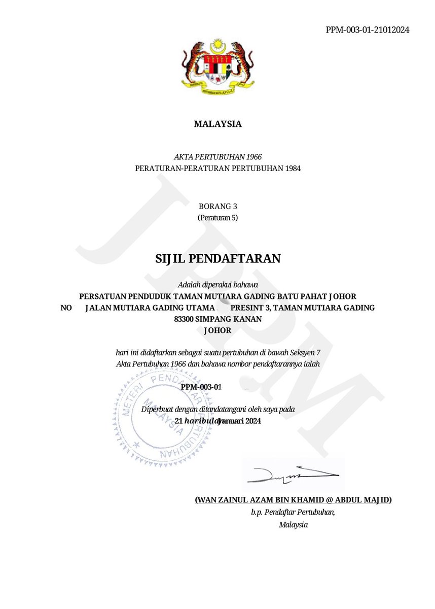 hamri_azmi's tweet image. Alhamdulillah guys, dalam duka ada cerianya. Persatuan Penduduk Taman Mutiara Gading telah lulus permohonannya 💪🏻

#tamanmutiaragading 
#eroses 
#jppm