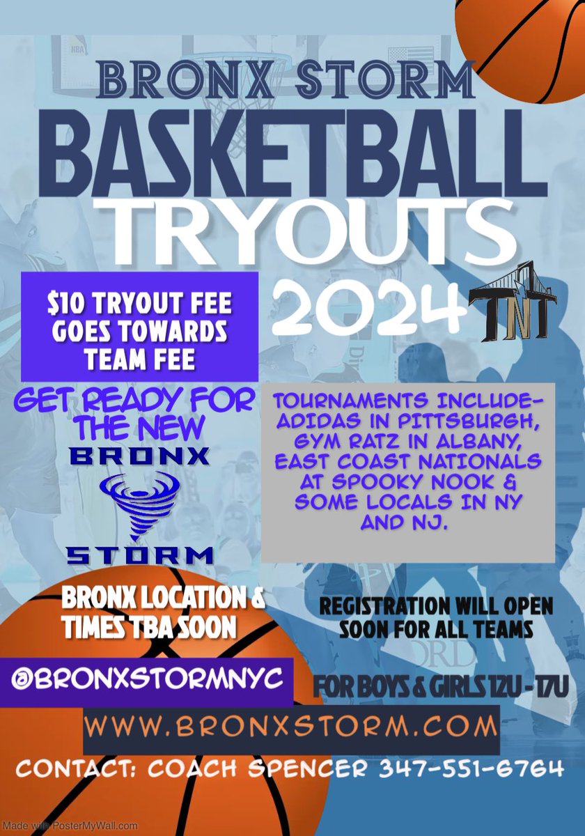 TRYOUTS COMING SOON.  STAY TUNED.